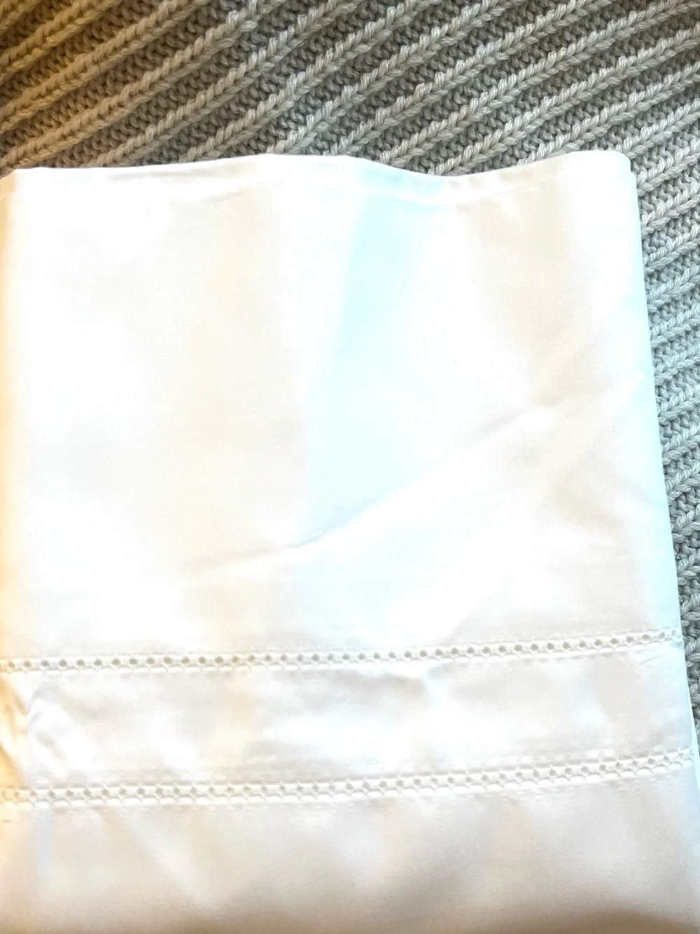 Hudson Park King Pillowcases Pair Brand New